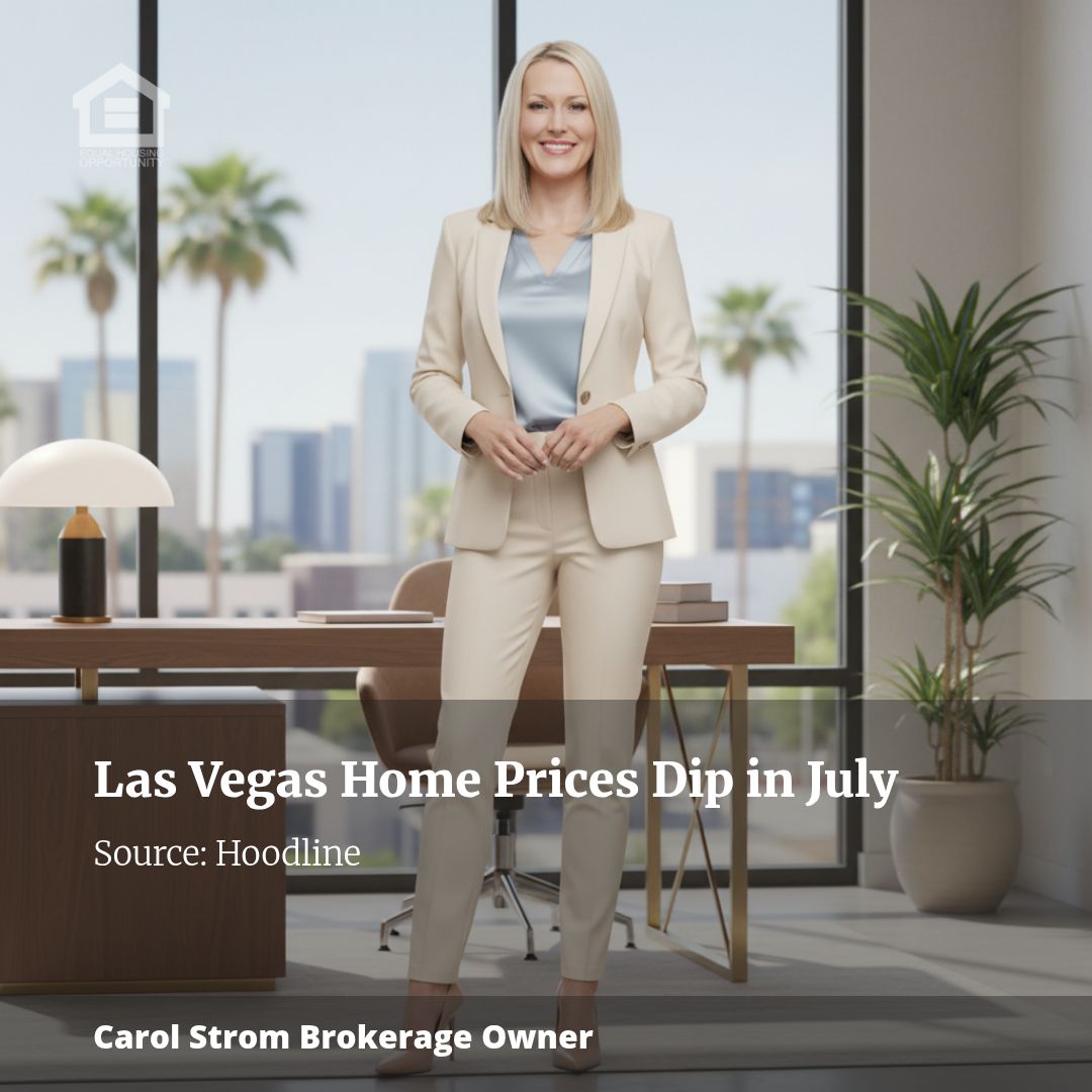 Las Vegas Homebuyers Enjoy More Affordable Prices in July 2026