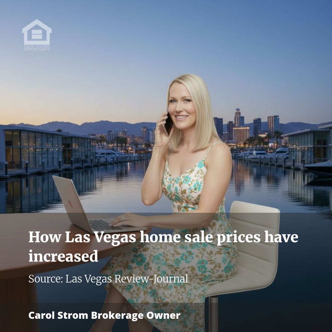 How Las Vegas home sale prices have increased