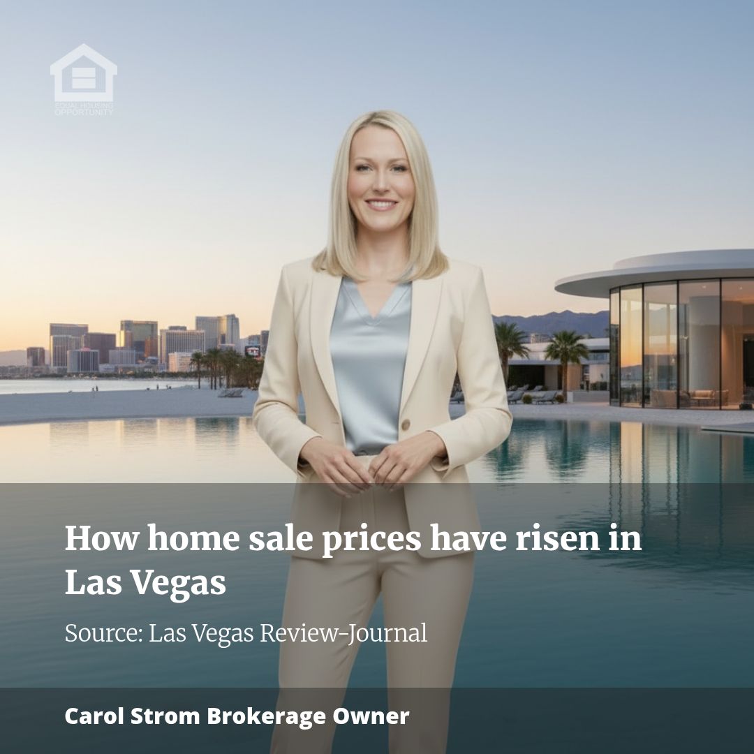 How home sale prices have risen in Las Vegas